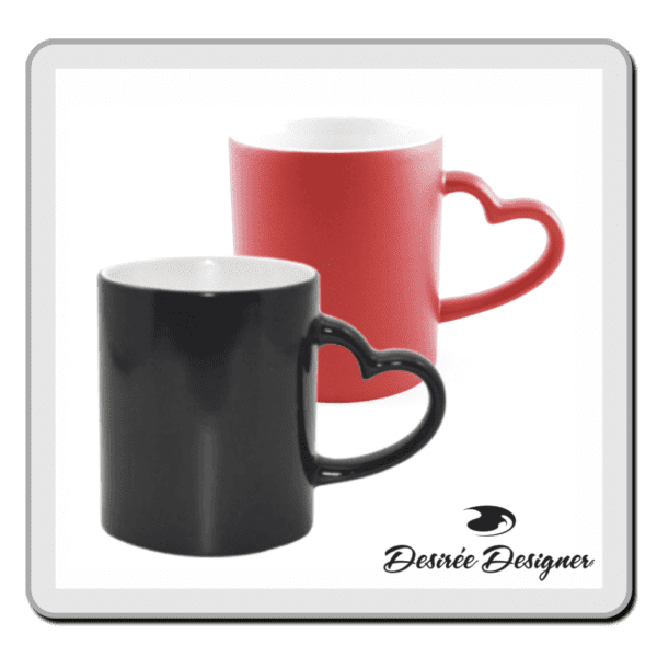 Caneca Love Individual Mágica com Interior Branco - I